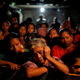 Elvira Choc, grandmother of Jakelin Caal, during the funeral service.